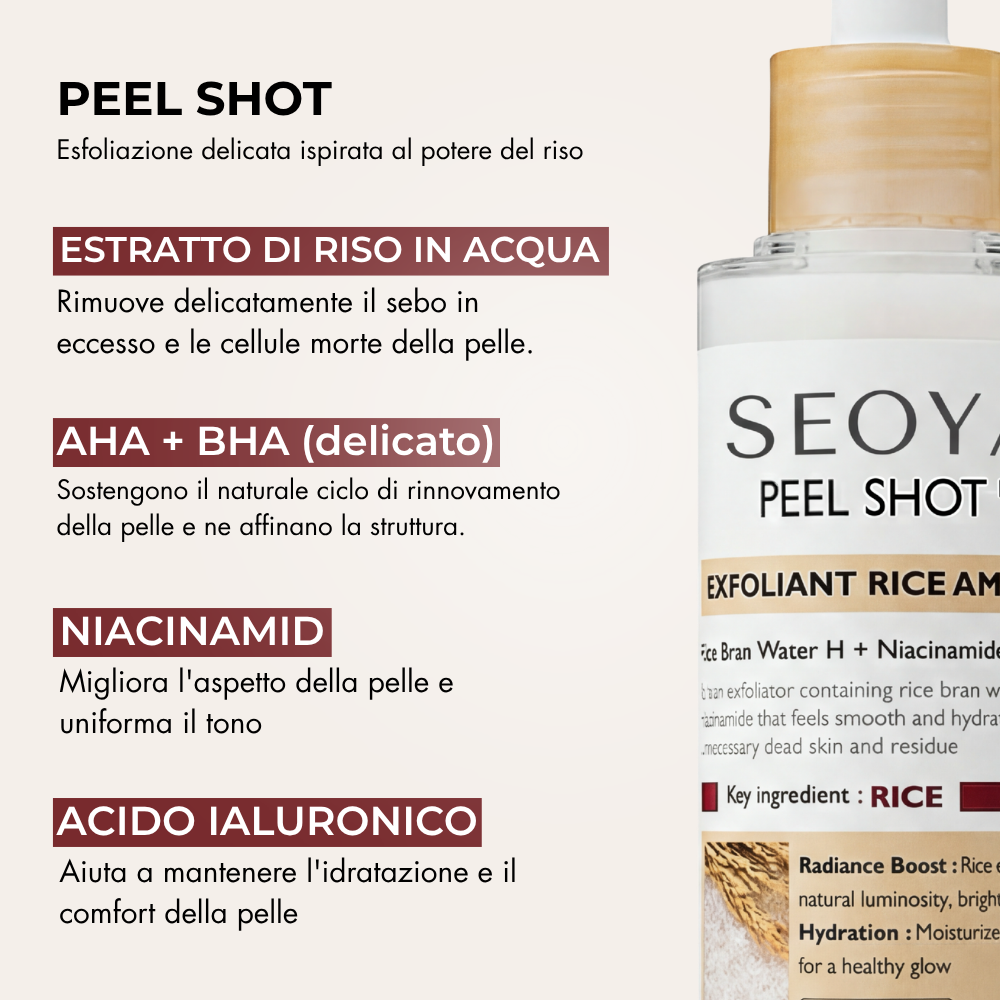 SEOYA – Scrub al riso coreano 30 ml