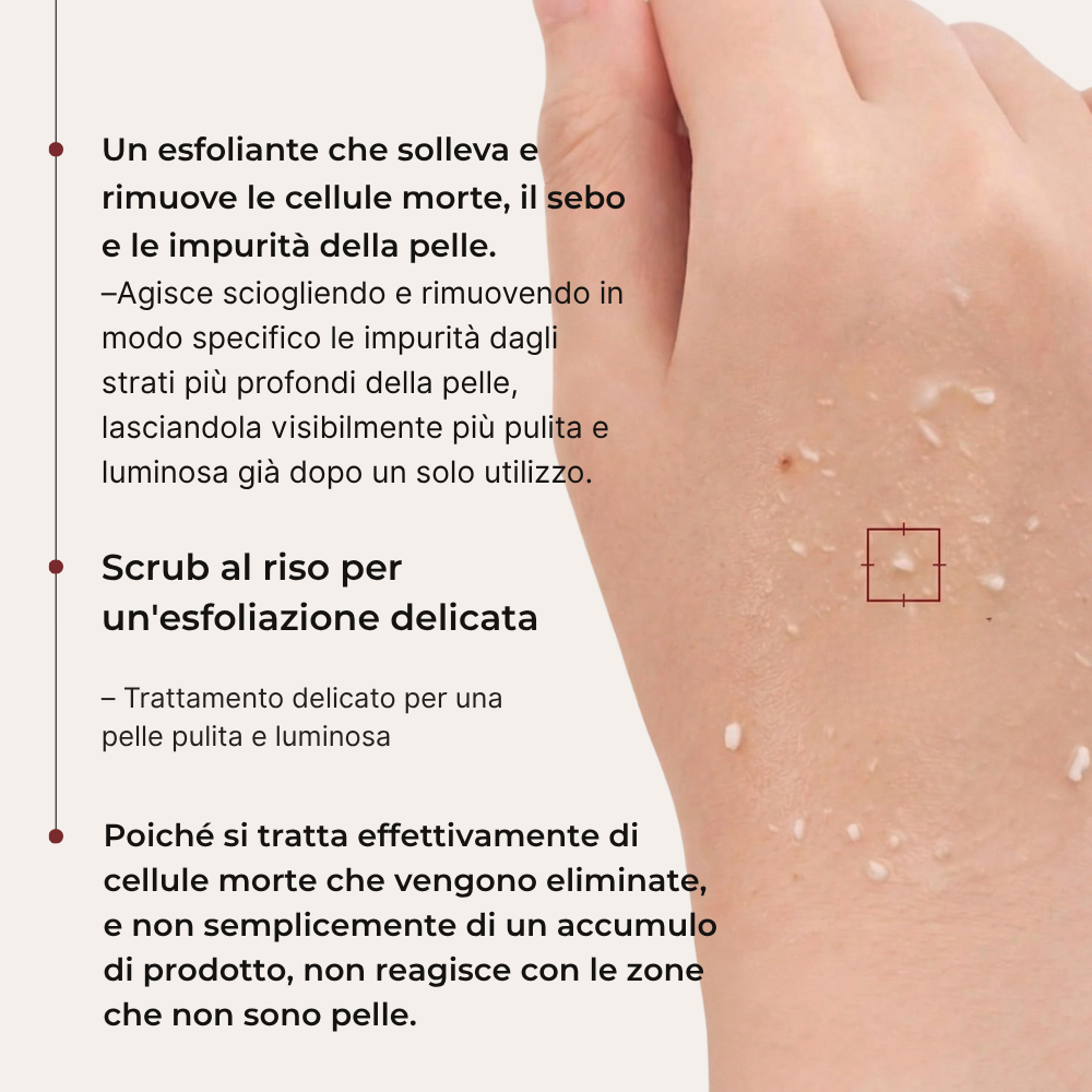 SEOYA – Scrub al riso coreano 30 ml