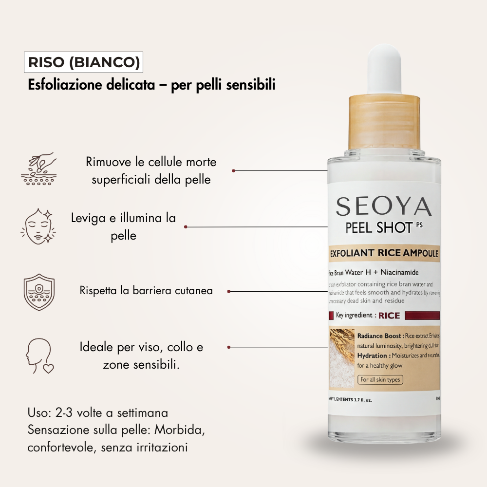 SEOYA – Scrub al riso coreano 30 ml