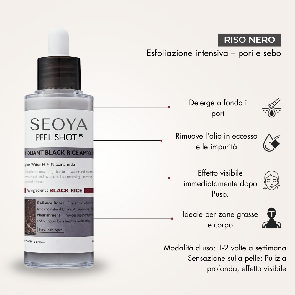 SEOYA – Scrub al riso coreano 30 ml