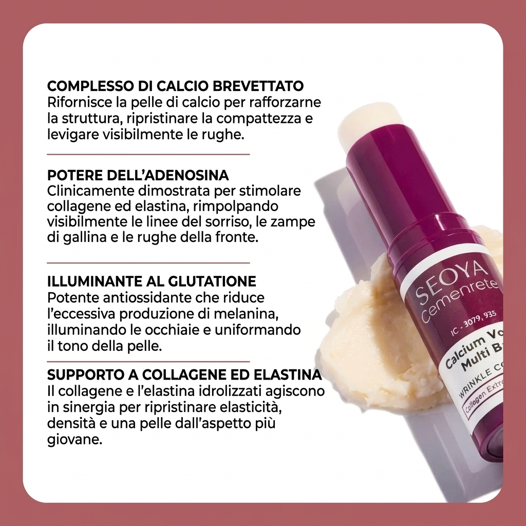 SEOYA® Balsamo multiuso antirughe al calcio